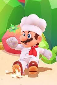 A Small Bit Of Mario In A Chef Outfit Super Mario Mario Mario And Luigi