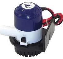 Shoreline Marine Portable Manual Bilge Pump, 800 GPH, 12V
