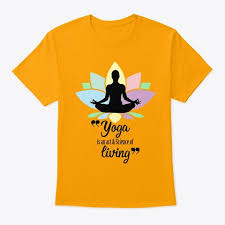 Yoga Is An Art Science Of Living T Shirt Made By Teespring All Designs Are Printed In The Usa Yoga Shirts Science Art T Shirt