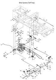 I have two wires that go to the rear right. Cub Cadet Ltx1045 Hydrostatic Lawn Tractor Partswarehouse