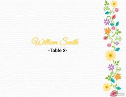 Send a free, printable card to show someone how much you care. Multi Place Wedding Name Card Template Free Jpg Illustrator Word Apple Pages Psd Publisher Template Net