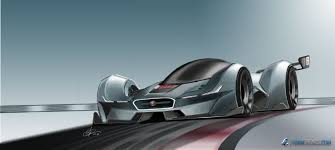 Jaguar C X55 Electric Vision Gt Shapeshifting Racecar Concept Jaguar Race Cars Concept