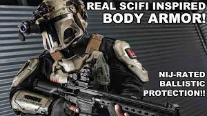 Real Scifi Body Armor Nij Rated Ballistic Protection Armor Mandalorian Armor Galac Tac Armor