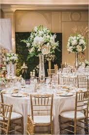 White Gold Champagne Green Wedding At The Houstonian Hotel Houston Wedding Blog Gold Wedding Decorations Elegant Wedding Centerpiece Flower Centerpieces Wedding