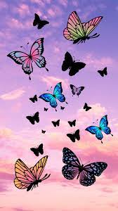 Hashtag tagged instagram vsco gradient splash png clipart free. Butterflies In The Pink Sky Butterfly Wallpaper Iphone Blue Butterfly Wallpaper Iphone Wallpaper Hipster
