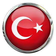 Turkey Flag Glass Ball Classic Round Sticker Turkey Flag Glass Ball Round Stickers