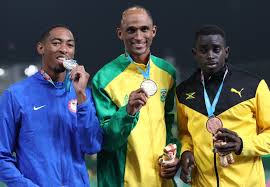 Alison dos santos is on facebook. Alison Dos Santos Conquista Medalha De Ouro Nos 400m Com Barreira Com Melhor Marca Da Carreira Jogos Pan Americanos Ge