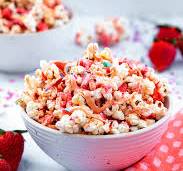 Strawberry Popcorn Recipe - We are not Martha