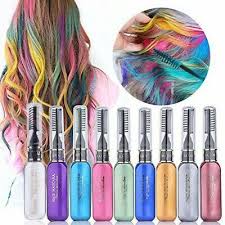 Temporary Color Hair Diy Dye Mascara Hair Chalk Non Toxic Hair Dye Salon Diy In 2020 Temporary Hair Dye Temporary Hair Color Diy Hair Dye