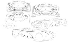 Porsche 818 Le Mans Concept On Behance Car Sketch Car Design Le Mans