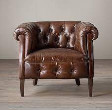 1930s english tufted leather tub chair leather tub chairs tufted leather chair brown leather chairs