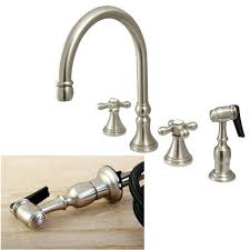 hole cross handles kitchen faucet