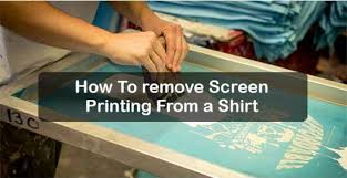 You just need a few handy tools. How To Remove Screen Printing From A Shirt