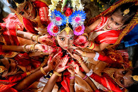 Kumari Puja | Young little girls poses ...
