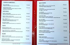 Christmas menu ...