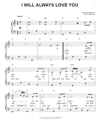 Dolly Parton I Will Always Love You Sheet Music Notes Chords Score Download Printable Pdf In 2020 Sheet Music Notes Sheet Music Music Notes