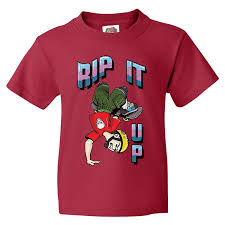 Vice51 Rip It Up Cool Skateboard Clothes Youth Tee Retro Skate Shirt Thrasher