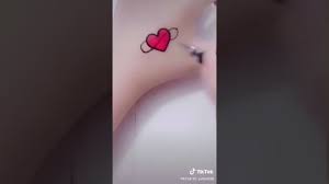 Hình xăm 3d cá heo tung tăng bơi lội. Cach Váº½ Hinh XÄƒm Cute Youtube