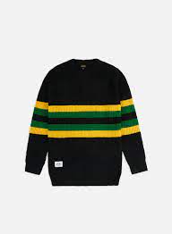 Butter Goods Moor Sweater Men Black Yellow Green Graffitishop