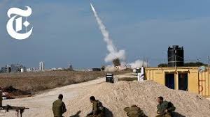 We intercepted the rockets with the iron dome aerial defense system, and are now striking hamas terror targets. Iron Dome In Action In Israel Shooting Down Rockets The New York Times Youtube