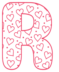 Valentine Stencils Printable Love Font With Hearts In 2020 Valentines Letter Valentine Font Large Letter Stencils