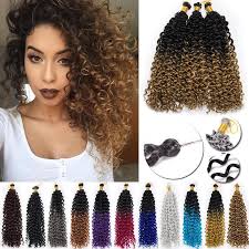 Although it has been hot popular for a couple of seasons, ombre is still extremely faddish and in great demand. 202014 Afro Curly Braids Natural Water Wave Ombre Crochet Braids Hair Extensions Buy At A Low Prices On Joom E Commerce Platform