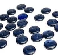 Pack of 24 Faux MOP Shell 2-Hole Buttons, Iridescent Indigo ...