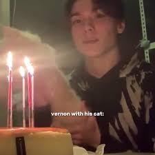 Vernon with A Cat