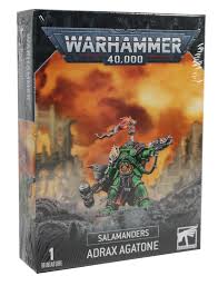 Adrax agatone is a single model equipped with: Salamanders Adrax Agatone Warhammer 40k Figures