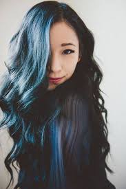 Her hair color is natural and looks beautiful. 25 Black And Coloured Hair Combinations You Can Rock At Work The Singapore Women S Weekly