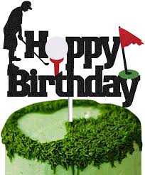 See your sports decorating ideas come to life. Buy Glitter Golf Happy Birthday Cake Topper Sports Themed Party Decorations Supplies Party Decor Double Sided Ball Game Cake Toppers For Boy Men Birthday Party Play Golf Cake Topper Online In Turkey