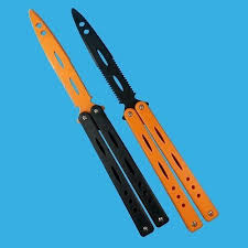 Pakkawood handle makes sure you have a durable knife in you arsenal. 3d Print Model Butterfly Knife Two Color Standard