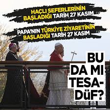 💢Papa'nın ziyaretinde "tesadüf"ler silsilesine bir yenisi eklendi! Erhan  Afyoncu 27 Kasım'ın önemini anlattı 🔔Haberin detayları için tıklayın ⤵  https://www.milligazete.com.tr/papanin-ziyaretinde-tesadufler-silsilesine-bir-yenisi-eklendi- erhan ...