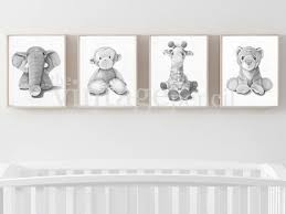 Nursery Animal Prints Safari Nursery Print Baby Animal Etsy Safari Nursery Prints Nursery Art Prints Printable Nursery Art