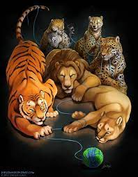 Panthera By Lcibos Cute Animal Drawings Big Cats Art Cute Animals
