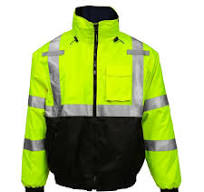 Veste bomber isolée haute visibilité réfléchissante ...