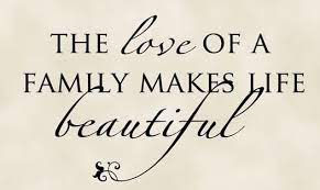 The Love Of A Family Makes Life Beautiful Wall Decal Vinyl Wall Lettering Wall Art Family Wall Quotes Family Quotes Wall Quotes