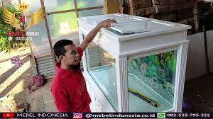 Desain Meja Aquarium Minimalis Ikan Hias Arwana Kayu Jati Jepara Aquarium Kayu Jati Kayu