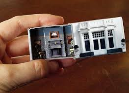 Matchbox House Chambre Miniature A L Interieur D Une Boite D Allumettes Avec Images Artisanat Boite D Allumettes Boites Allumettes Chambres Miniatures