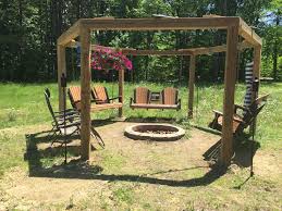 I am about to install it into the ground and would like to know what you recommend for concrete type and hole supports and swings are all commercial grade. Porch Swing Fire Pit 12 Steps With Pictures Instructables