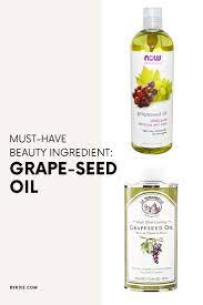 Grapeseed Oil Is The Beauty Ingredient You Didn T Know You Needed Grapeseed Oil Grapeseed Oil Benefits Coconut Oil Uses