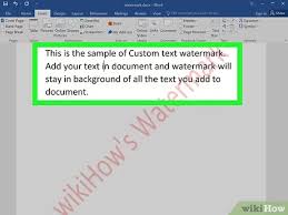 Using below code, image is displayed but i am not able to display background image in word file. 5 Ways To Add Backgrounds In Word Wikihow