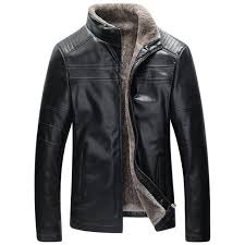 Tangnest Winter Warm 2017 New Design Fashion Fur Inside Pu Leather Jacket Thick 4 Colors Men S Leathe Leather Jacket Men Fur Leather Jacket Leather Coat Jacket