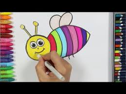 So langsam merkt man, dass alles in der natur erwacht und der frühling in den startlöchern steht. Wie Zeichnet Man Eine Biene Zeichnen Und Ausmalen Farben Lernen Tiernamen Lernen Youtube