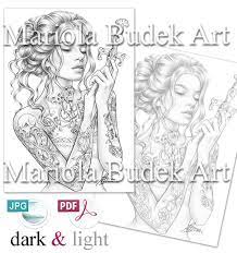 Vide Cui Fidas Mariola Budek Premium Coloring Page - Etsy