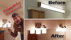 How To Replace A Bathroom Light Fixture