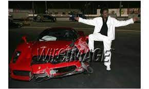 In march 2007, eddie griffin participated in a charity race at irwindale speedway to promote the film, using an enzo owned by sadek. Ferrari Enzo Damaged Beyond Repair By Eddie Griffin Luxurylaunches