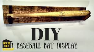 Welcome to the baseball collection by better display cases! Simple Diy Baseball Bat Display Rack Youtube