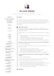 Cv templates find the perfect cv template. Engineering Technician Resume Example Engineering Resume Resume Examples Resume Writing
