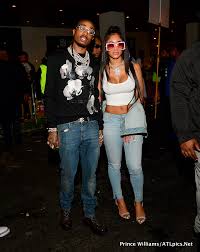 Origin saweetie is an american rapper currently signed to warner bros. Rappers Quavo And Saweetie Attend 1st Annual Quality Control Records Stripper Bowl At Gold Room In Atlanta Photo By Prince Williams Atlpics Net Sandra Rose